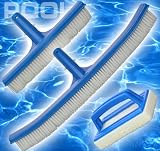 Produkt-Bild: Pool B&uuml;rsten SET 2x Algenb&uuml;rste + Algenschwamm Teich Modell ELECSA 9499