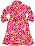 Sweet n Sassy - Girls Microfiber Print Robe (Various Colors, Prints and Sizes)