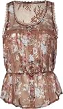FULL TILT Lace Inset Womens Top