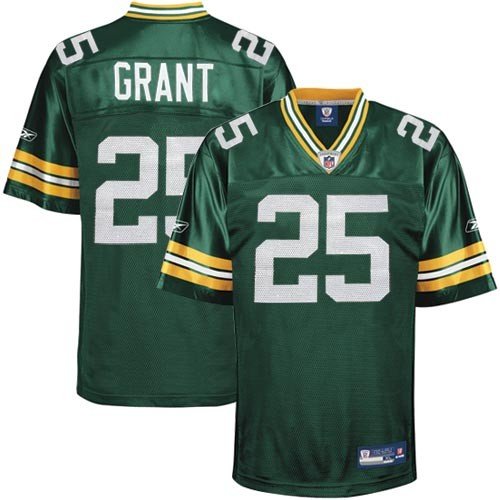 Reebok Green Bay Packers Ryan Grant Replica Jersey Large