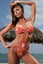 Solar Tan Thru Monokini Art Nouveau