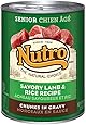The Nutro Company Senior Dog Food Can with Lamb and Rice Formula, 12.5-Ounce(pack of 12)
