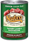 The Nutro Company Senior Dog Food Can with Lamb and Rice Formula, 12.5-Ounce(pack of 12)
