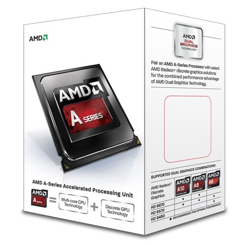 AMD A8-6500 Richland 4.1GHz Socket FM2 65W Quad-Core Desktop Processor AMD Radeon HD AD6500OKHLBOX On Sale