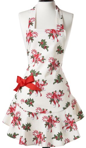 Childrens Toyshop  Kitchen & Housewares : Jessie Steele Bib Josephine Candy Cane Apron