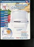 Chef Tony Ultimate Chopper 750 Watt Compact Food Processor