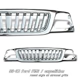 FORD 1999-2003 EXPEDITION SUV VERTICAL STYLE CHROMED 1PC GRILLE Performance Grille 1999,2000,2001,2002,2003