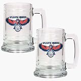 Atlanta Hawks 2 Piece 15 oz. Glass Tankard Set