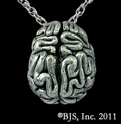 Brain Necklace - Zombie Jewelry 