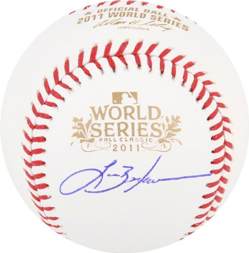 Lance Berkman Autographed Baseball | Details: St. Louis Cardinals, 2011 World Series, World Series Ball