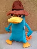 BIG 16" Phineas & Ferb Agent Perry Platypus Plush Doll