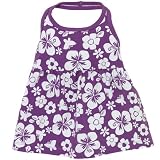  : hibiscus knit halter(purple 6-9mos)