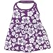 Baby : hibiscus knit halter(purple 6-9mos)