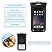 Waterproof Case, Ubegood Universal Waterproof Dirtproof Snowproof Pouch case with armband function for iPhone 6/6s/6 Plus/5s,Samsung Gaxaly S6/S5, Note 6/5,and other up to 5.5” Smartphones (Black)