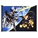 Mobile Suit Gundam Wing Anime Wing Zero vs Epyon Battle Fabric Wall Scroll Poster (42