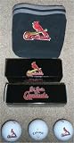 St Louis Cardinals Golf Set 6 Golf Balls, 1- Valuables Pouch
