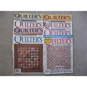 Quilters Newsletter Magazine 8 Issues - Nov92 - Jul/Aug94 - Apr96 - Jul/Aug97 - Mar02 - Jun04 - Jan/Feb05 - Sep05