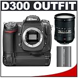 Nikon D300 Digital SLR Camera with Nikon 18-200mm VR DX Lens + MB-D10 Battery Grip + EN-EL3e Battery