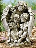 IMAGE OF 16 Inch High Angel with Children Figurine 47625