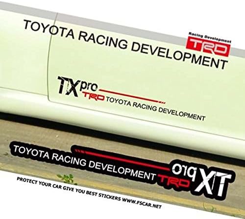 Chenhao15sdf ID2 ร Toyota Racing Development TRD Reflective Auto Car Vinyl Body Decal Sticker