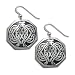 Sterling Silver Froggy World Celtic Earrings. Made in USA