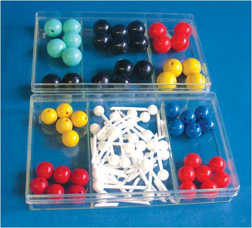 Buy Molecular Model Kit 74 Plastic balls plus lugs by Science, Art and More now!