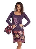Desigual Camiseta Manga Larga Siamin Out (Morado)