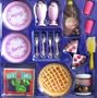Barbie COOKING MAGIC DESSERT SET Mini Food Set w Color Change "Magic"! (1997 Arcotoys, Mattel)