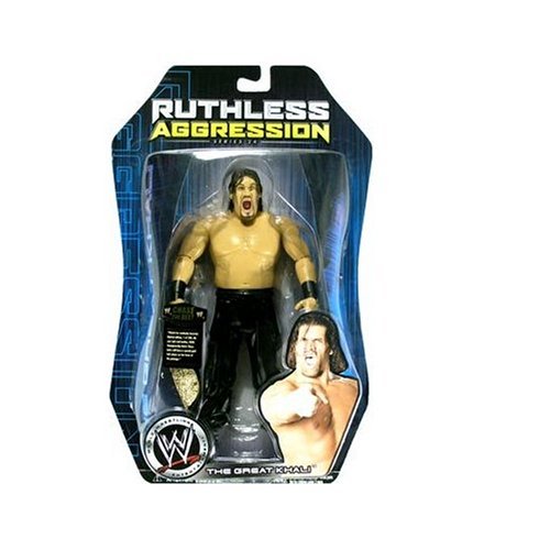 Childrens Toyshop  Toys : WWE RUTHLESS AGGRESSION 24 GREAT KHALI WRESTLING FIGURE