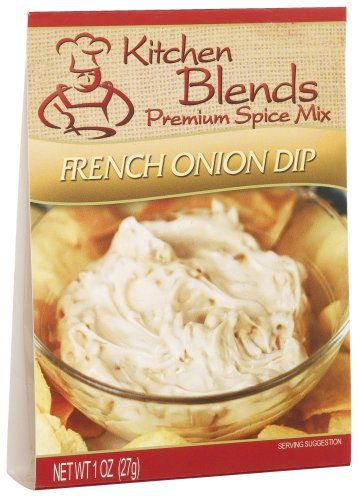Kitchen Blends French Onion Dip Mix, 1-Ounce Packages (Pack of 4) by Kitchen Blends