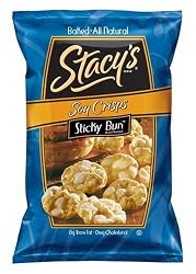 Stacy's Soy Crisps, Sticky Bun, 1-Ounce Bag (Pack of 48)