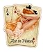 Nostalgia Decals Pair of Aces Pin Up Girls Decal is 6