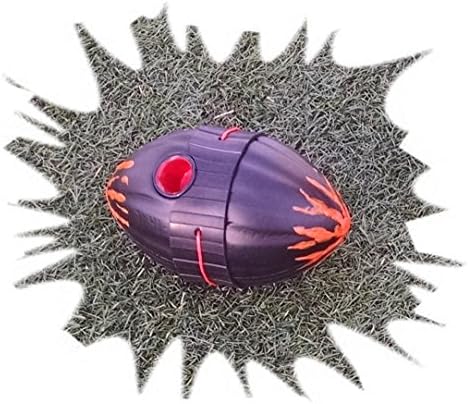 Black Bullet Fire Devil Foam Football THROW PERFECT SPIRALS EVERY TIME Built in Pro-Grip Trainer All weather play