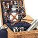 Canterbury Deluxe Willow Basket - Navy Blue