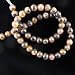 8mm chiastolite round beads 16" strand