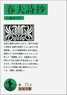 春夫詩抄 (岩波文庫)