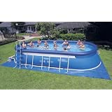 12' x 24' x 48" Ellipse Oval Frame Pool