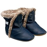 Robeez Soft Sole Navy Booties