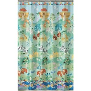 Ark Square Fabric Shower Curtain: Kitchen  Dining