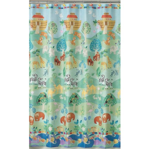 Ark Square Fabric Shower Curtain