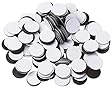 Flexible Magnets 1/2" Round Disc with Adhesive Backing - 100 Pcs