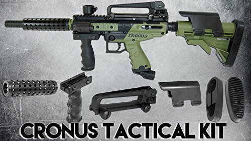 Military Kit for Tippmann Cronus Tactical Gun, 5pc Upgrade Kit for Cronus Gun, Tippmann Paintball