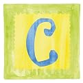 Pastel Letter Wall Canvas - 5x5" (C)