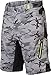 Zoic Men's Ether Camo Mountain Bike MTB Cycle Riding Short Relaxed Fit 12 inch Inseam, UPF 50+
