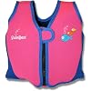 SwimBest Swim Jacket / Swim Vest - Pink/Royal Navy (cute fish logo) - 18-36 mnths - adjustable buoyancy