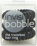 Invisibobble Traceless Hair Ring and Bracelet Suitable for All Hair Types True Black