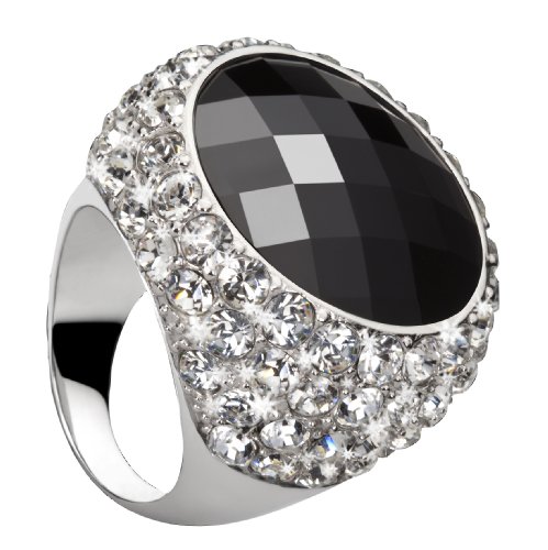 Glamour World Damen-Ring  \"Pompadour\" 925 Sterlingsilber mit Swarovskisteinen  Preisvergleich