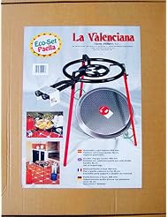 Outdoor Paella Burner & 18 inch Paella Pan Set by 
