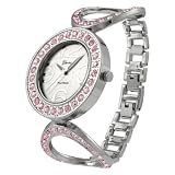 Geneva Platinum Square Link Fashion Watch by Geneva