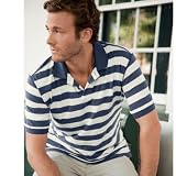 Eddie Bauer Striped Polo Shirt